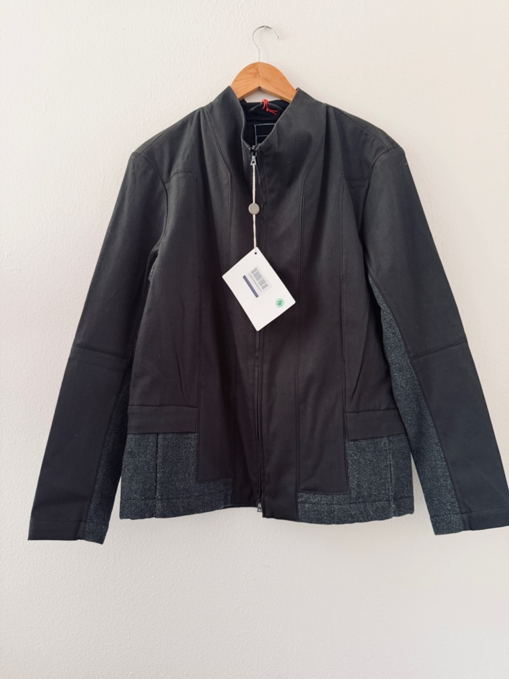 NWT Marithe Francois Girbaud Zip Up Blazer Jacket